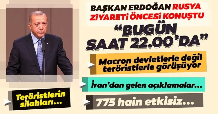Başkan Erdoğan’dan flaş açıklamalar: 775 terörist etkisiz hale getirildi