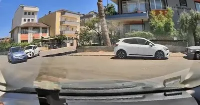 Körfez ilçesinde iki otomobilin çarpışmasıyla başlayan zincirleme kaza kameralara yansıdı #kocaeli