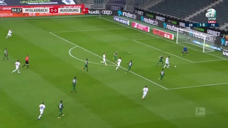 GOL | M'gladbach 1-0 Augsburg