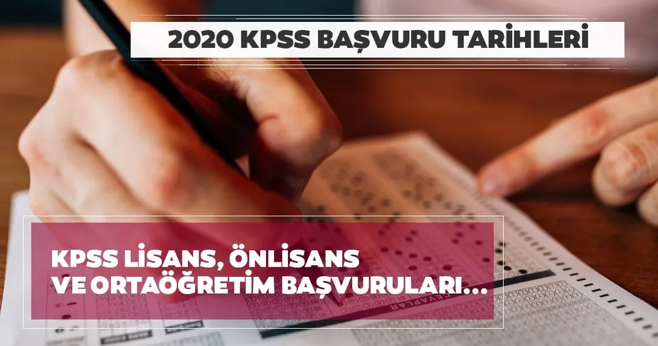 kpss 2020 ne zaman kpss 2020 lisans