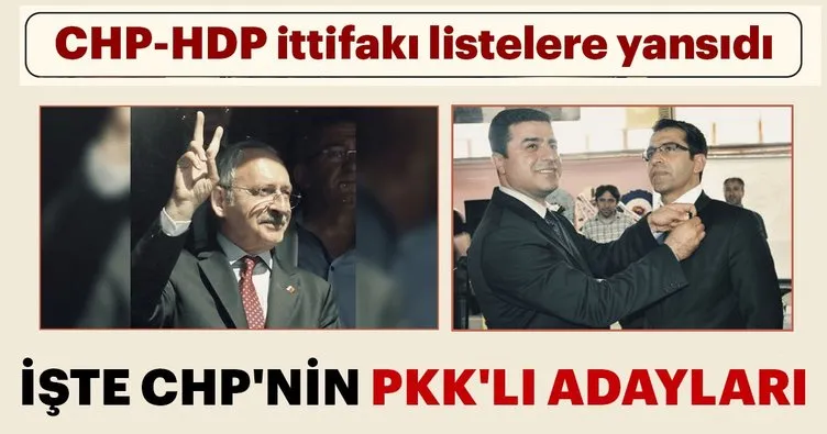 CHP'nin PKK'lı adayları