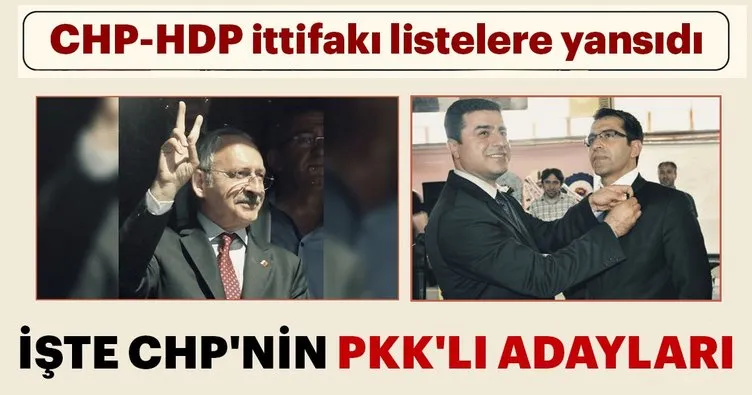 CHP’nin PKK’lı adayları