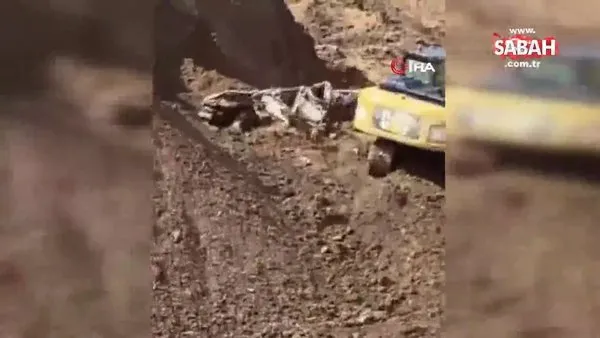 İliç’teki maden ocağında toprak altında kalan pikaba ulaşıldı | Video