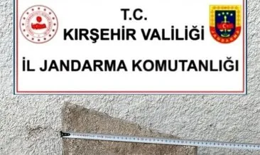 Otomobilden tarih çıktı; Bizans mezar steli ele geçirildi #kirsehir