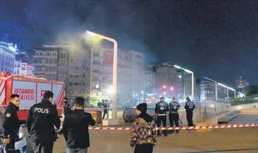 Taksim Metro İstasyonu’nda korkutan yangın
