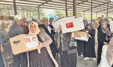 K.Maraş’tan Gazze’ye 3 TIR dolusu yardım 