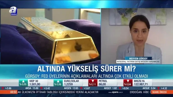 Meryem Gürsoy: Gram altın için 500’lere geri çekilme alım fırsatı olabilir