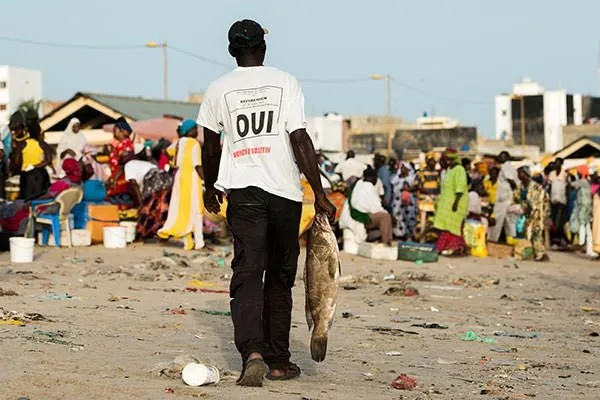 Dakar’da balık pazarı