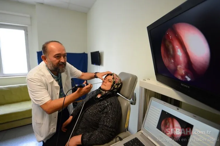 Grip diye gitti, kafatasında kaçak çıktı!