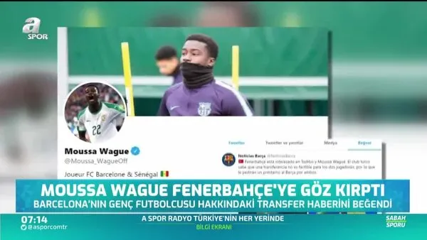 Moussa Wague'den Fenerbahçe'ye yeşil ışık