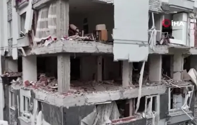 Çorum’daki doğalgaz patlamasından yeni görüntü: Büyük bir panikle koştular!