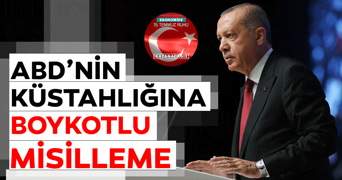 Elektronik ürünlere boykot uygulayacağız