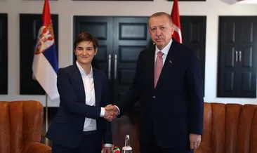 Başkan Erdoğan Sırbistan Başbakanı Ana Brnabic’i kabul etti