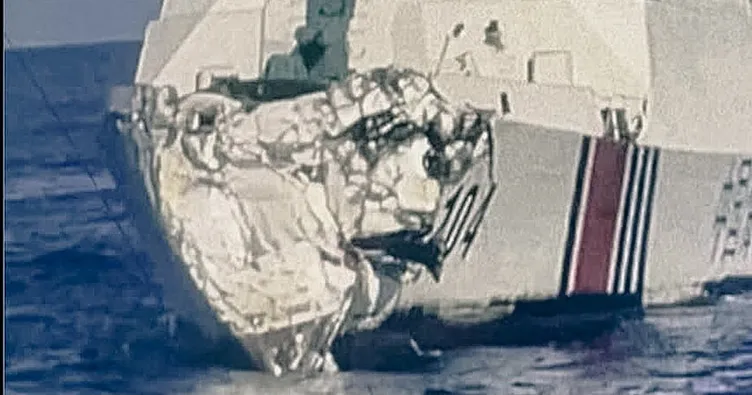 Tartışmalı sularda gergin anlar: Çin sahil güvenlik gemisi kullanılamaz hale geldi