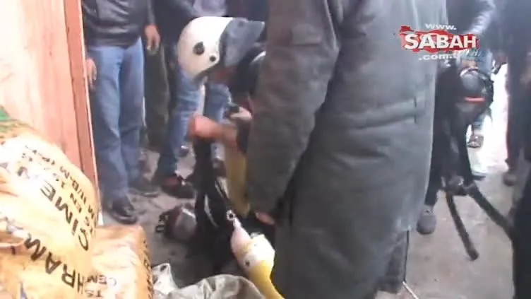 Yangına giden itfaiyeciyi dövdüler