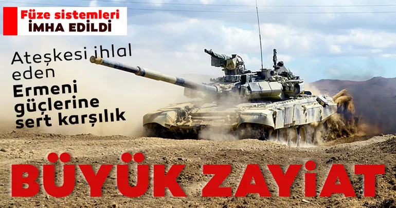 SON DAKİKA: Ateşkese rağmen saldıran Ermenistan ordusu püskürtüldü