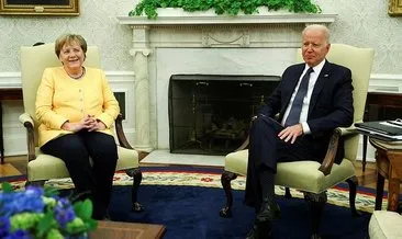 Biden ile Merkel Beyaz Saray’da görüştü
