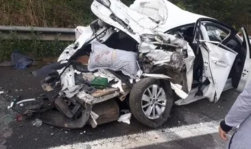 TEM’de zincirleme trafik kazası... 6 yaralı!