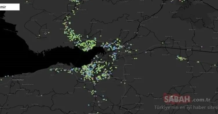 İzmir ilçe ilçe corona dağılımı haritası! Corona virüsü vakalarının İzmir’deki ilçelere göre dağılımı nasıl?