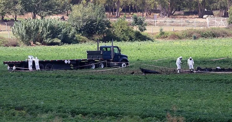 ABD’ye ait düşen İHA’nın enkazı kaldırılıyor