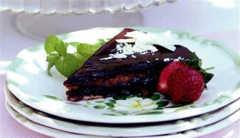 Bitter Çikolatalı Tart