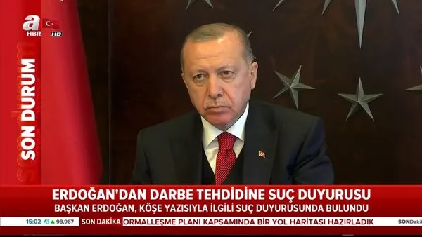 Cumhurbaşkanı Erdoğan'dan suç duyurusu | Video