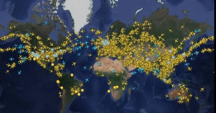 Günlük ticari uçuş trafiği Mart sonrası ilk kez 50 bini geçti