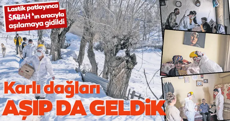Karlı dağları aşıp da geldik