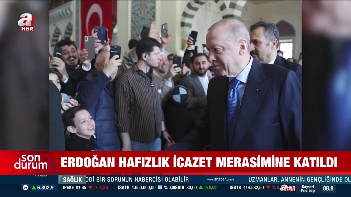 Cumhurbaşkanı Erdoğan, Çamlıca Camii’nde 333 hafızın icazet törenine katıldı | Video videosunu izle Cumhurbaşkanı Erdoğan, Çamlıca Camii’nde 333 hafızın icazet törenine katıldı | Video videosunu izle