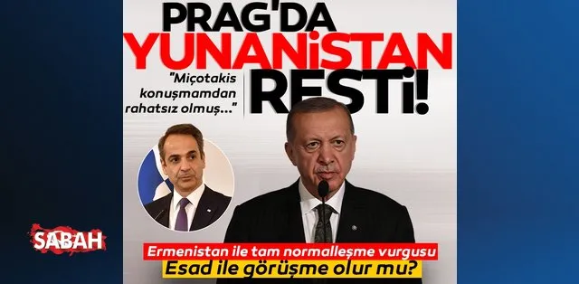 Της τελευταίας στιγμής!  Μήνυμα του Προέδρου Ερντογάν στην Αρμενία και την Ελλάδα στην Πράγα