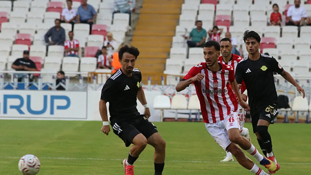 Sivasspor ile Esenler Erokspor yenişemedi! Sivasspor ile Esenler Erokspor yenişemedi!