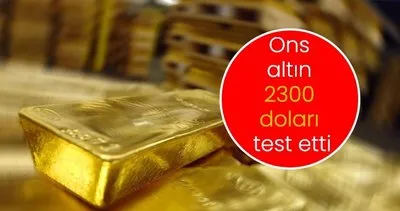 Altın fiyatları yön arayışında! Ons altın 2 bin 300 dolar seviyesini test etti