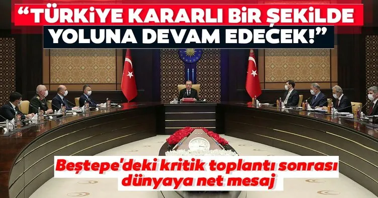 Son dakika: Beştepe’deki kritik toplantı sonrası dünyaya net mesaj! Türkiye kararlı bir şekilde yoluna devam edecek