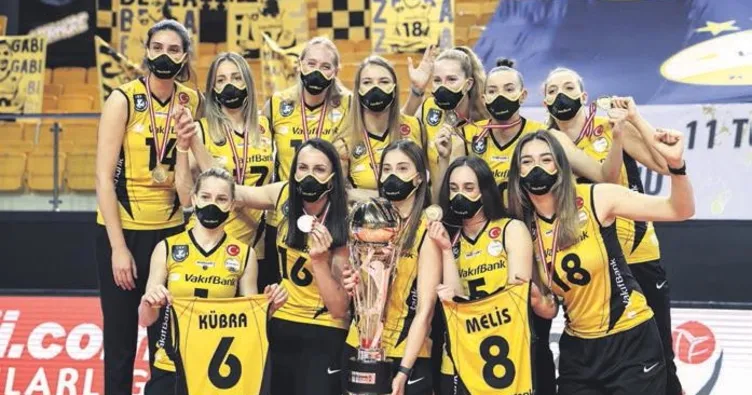 Vakıfbank üst üste 3. kez şampiyon