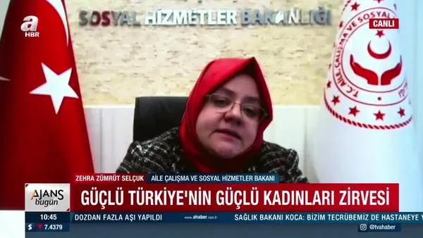 Bakan Selçuk'tan Güçlü Türkiye'nin Güçlü Kadınları Zirvesi'nde önemli açıklamalar | Video