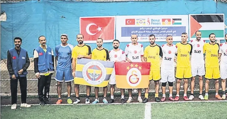 Gazze’de Fenerbahçe-Galatasaray derbisi