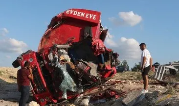 Mersin’de nakliye kamyonu kaza yaptı: 4 ölü