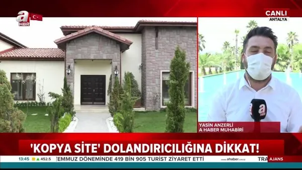 Antalya'da villa kiralamak isteyen tatilcilere 'kopya site' şoku | Video