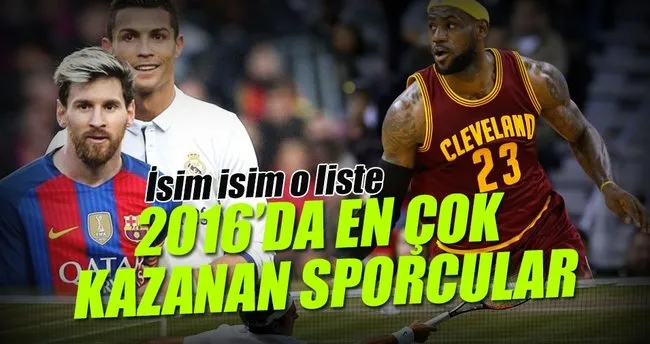 En çok kazanan sporcu Ronaldo