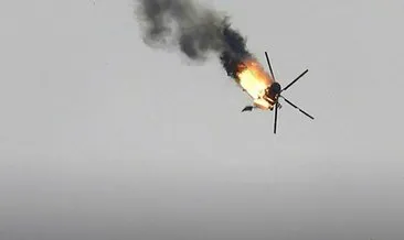 Son dakika haberi: Esad Rejimi’nin vurulan helikopterine A Haber ulaştı! İşte enkaz görüntüleri...