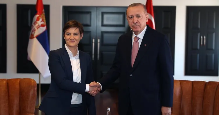 Başkan Erdoğan Sırbistan Başbakanı Ana Brnabic’i kabul etti