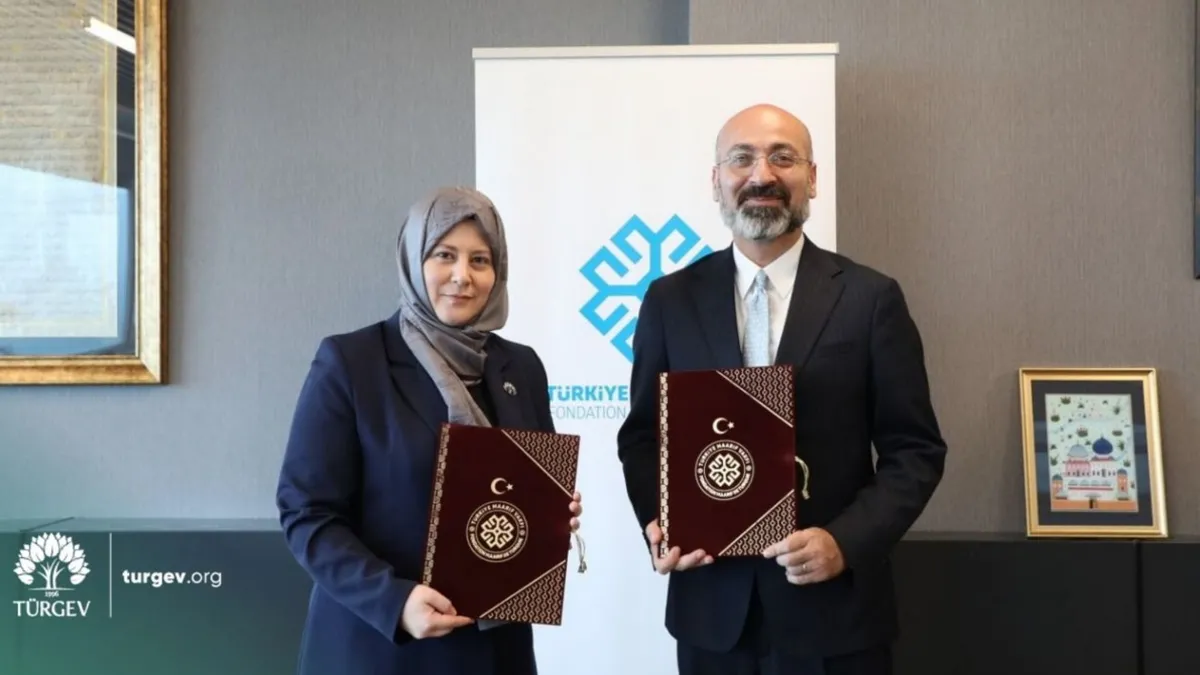 TÜRGEV ile Türkiye Maarif Vakfı arasında uluslararası eğitim işbirliği protokolü imzalandı TÜRGEV ile Türkiye Maarif Vakfı arasında uluslararası eğitim işbirliği protokolü imzalandı