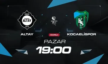 Altay - Kocaelispor maçı ne zaman saat kaçta hangi kanalda canlı yayınlanacak?