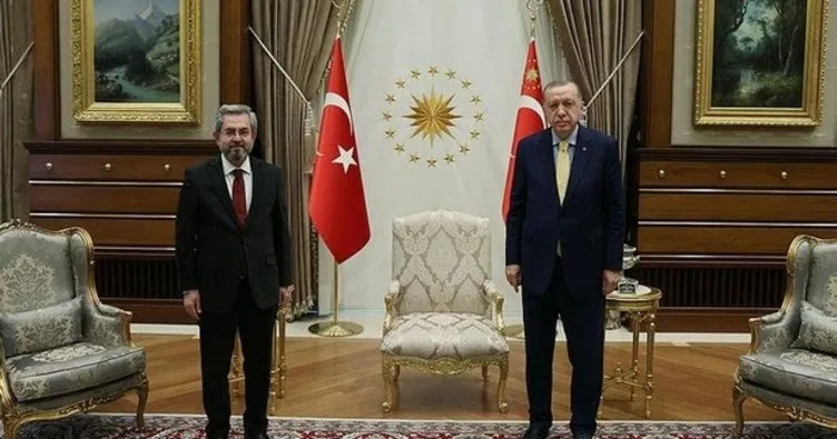 Cumhurbaşkanı Erdoğan üç üniversitenin rektörünü kabul etti