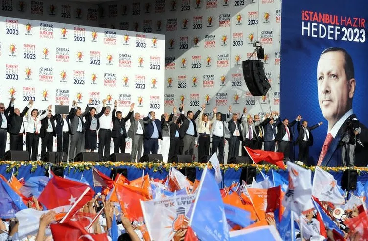 Başbakan Erdoğan’ın İstanbul mitinginden kareler