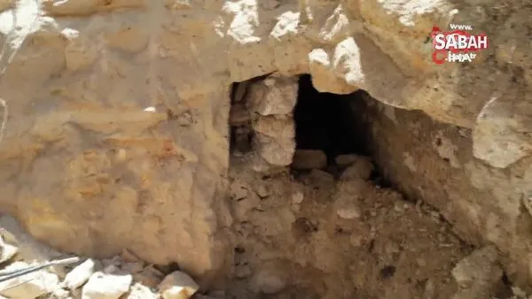 Başakşehir’de yapılan inşaat çalışması esnasında tarihi mağara ve kanal bulundu | Video
