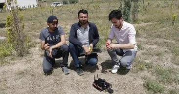 Üniversite öğrencileri ’mayın arama robotu’ yaptı