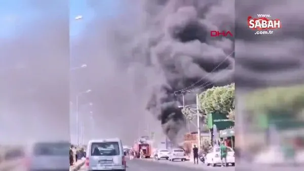 Edremit'te iş yeri yangını; baba öldü, oğlu ağır yaralı | Video