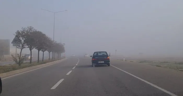 Kırıkkale’de sis etkili oldu