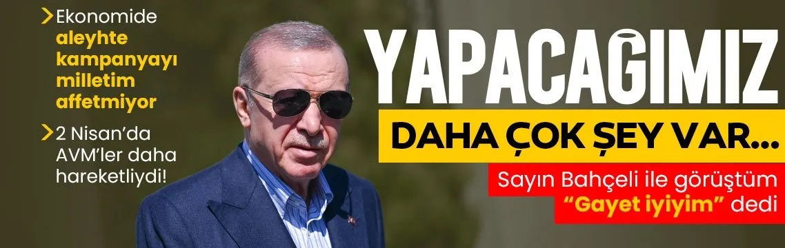 Başkan Erdoğan’dan Devlet Bahçeli açıklaması: Az önce kendisi ile görüştüm